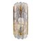 Wall Lamp in Clear Art Glass and Brass by Carl Fagerlund for Orrefors 1