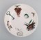 Plates in Hand-Painted Porcelain from Fornasetti, Milano, 1980s, Set of 4 5