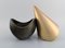Vasetti modernisti con coperchio in ceramica smaltata di Mobach, Olanda, set di 2, Immagine 5