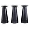 Beatrice and Nora Vases in Black Art Glass from Stölzle-Oberglas, Austria, Set of 3, Image 1