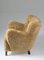 Fauteuil Mid-Century Scandinave en Peau de Mouton 5