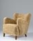 Mid-Century Scandinavian Lounge Chair in Sheepskin 3