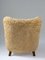 Mid-Century Scandinavian Lounge Chair in Sheepskin, Image 10