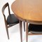 Mid-Century Teak Dining Table and Chairs Set by Hans Olsen for Frem Røjle, 1950s, Set of 7, Image 5