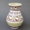 Vintage French Ceramic Vase with Flower Motif by Dominique Guillot, 1960s 1