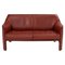 Cab Leather 415 Sofa by Mario Bellini for Cassina 1