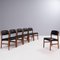 Mid-Century 227 Extendable Dining Table & Dining Chairs by Arne Vodder for Sibast, Set of 7, Image 14