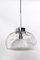 Hand Blown Glass Pendant Lights from Doria, Germany, 1970s, Set of 2 6