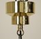 Pendant Lights in Glass and Brass by Sergio Mazza for Artemide, 1960s, Set of 2 3