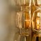 Lampade da parete in vetro ambrato di Helena Tynell per Glashütte, anni '60, set di 2, Immagine 13
