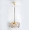 German Faceted Crystal and Gilt Metal Four-Tier Chandeliers from Kinkeldey, Set of 2, Image 11