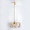 German Faceted Crystal and Gilt Metal Four-Tier Chandeliers from Kinkeldey, Set of 2, Image 9