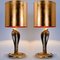 Cobra Table Lamps in Ceramic by Tommaso Barbi, 1960s, Set of 2 9