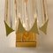 Wandlampe aus Murano Glas im Venini Stil und Vergoldetem Messing, 1960er 12
