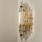 Large Venini Style Murano Glass and Gold-Plated Sconces, Italy, Set of 2, Image 13