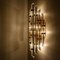 Large Venini Style Murano Glass and Gold-Plated Sconces, Italy, Set of 2 8