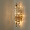 Large Venini Style Murano Glass and Gold-Plated Sconces, Italy, Set of 2, Image 14