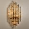 Large Venini Style Murano Glass and Gold-Plated Sconces, Italy, Set of 2 9