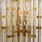Large Venini Style Murano Glass and Gold-Plated Sconces, Italy, Set of 2 5