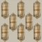 Venini Style Murano Glass and Gilt Brass Sconces, Italy 14