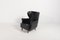 Danish Architectural Wingback Lounge Chair, 1950s 2