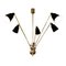 Five Star Ceiling Light in Brass, Image 3