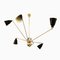 Five Star Ceiling Light in Brass 2