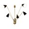 Five Star Ceiling Light in Brass, Image 4
