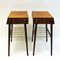 Teak and Brass Night and Side Tables, Sweden, 1960s, Set of 2 5