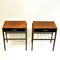 Teak and Brass Night and Side Tables, Sweden, 1960s, Set of 2 10