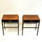 Teak and Brass Night and Side Tables, Sweden, 1960s, Set of 2, Image 10