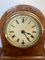 Horloge de Cheminée Victorienne Antique en Noyer 2