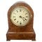 Antique Victorian Burr Walnut Mantel Clock 1