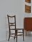 Side Chair in Patinated Mahogany in the Style of Fritz Hansen, Denmark, Image 4