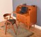 Danish Teak Swedish Roll Top Bureau Desk by Egon Ostergaard 5