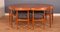 Teak Roundette Teak Dining Table and Chairs by Hans Olsen, 1960s, Set of 7 8