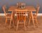 Table Ercol 393 Vintage & 4 391 Dining Chairs by Lucian Ercolani, Set of 5 6