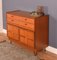 Geschwungenes Teak Sideboard mit Haarnadel Beinen 6