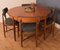 Teak Round Fresco Table & 4 Chairs by Victor Wilkins, 1960s, Set of 5 6