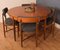 Teak Round Fresco Table & 4 Chairs by Victor Wilkins, 1960s, Set of 5, Image 6