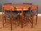 Teak Round Fresco Table & 4 Chairs by Victor Wilkins, 1960s, Set of 5, Image 3