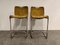 Vintage Cantilever Leather Bar Stools, 1960s, Set of 2, Image 2