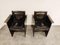 Leather Side Chairs by Tito Agnoli for Matteo Grassi, 1970s, Set of 2 2