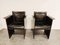 Leather Side Chairs by Tito Agnoli for Matteo Grassi, 1970s, Set of 2 3