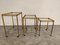 Gilt Metal Neoclassical Nesting Tables, 1950s, Set of 3 6