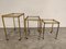Gilt Metal Neoclassical Nesting Tables, 1950s, Set of 3, Image 6