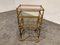 Gilt Metal Neoclassical Nesting Tables, 1950s, Set of 3 3