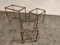 Gilt Metal Neoclassical Nesting Tables, 1950s, Set of 3 5
