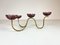 Portacandela Mid-Century in ottone e Ystad Metall di Gunnar Ander, set di 9, Immagine 11