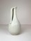 Große Mid-Century Vase in Weiß & Grau von Gunnar Nylund, Schweden 5